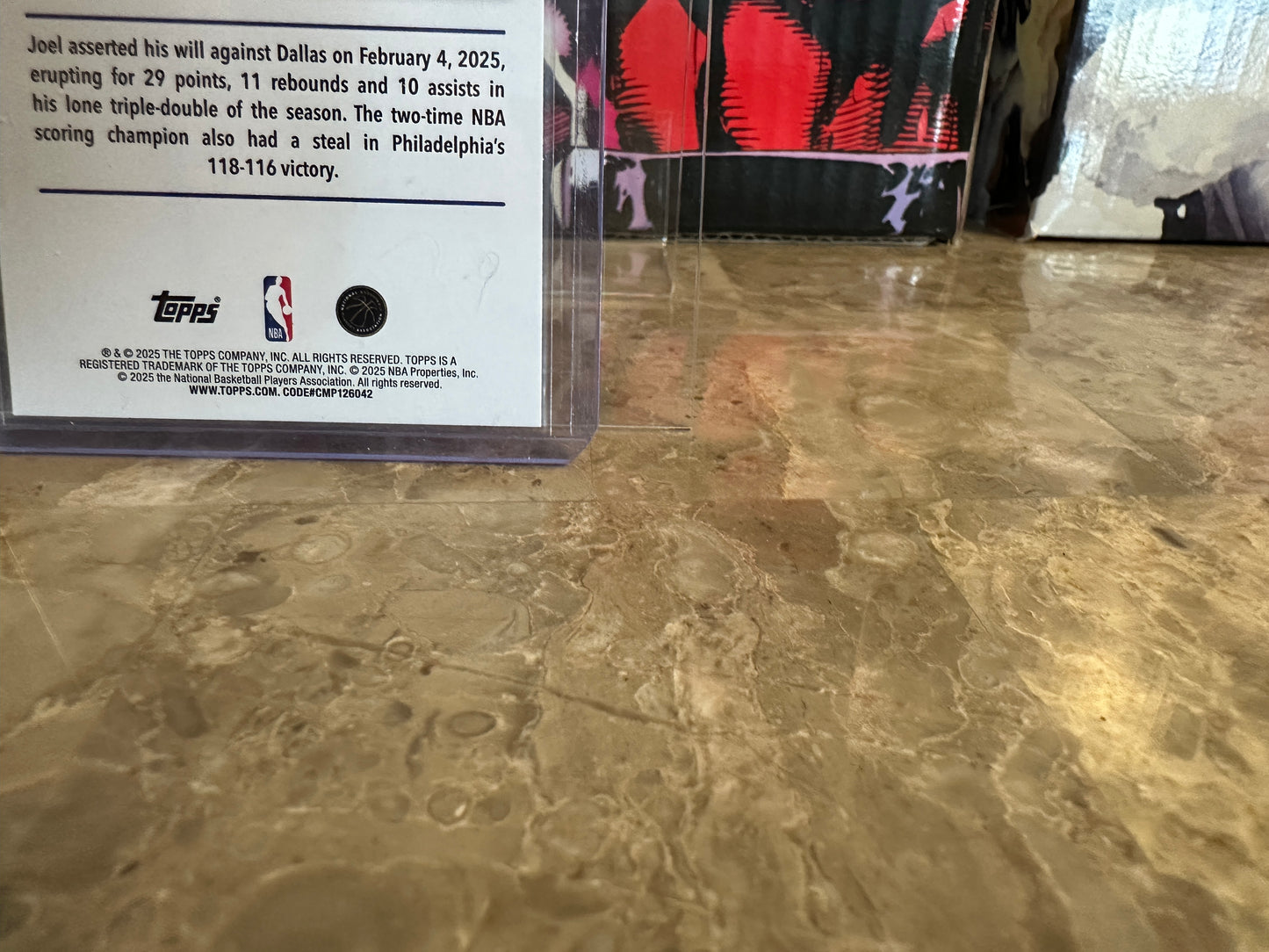 Joel Embid #HE-JE (2025 Topps Holiday Basketball) - Hidden Elf Variation