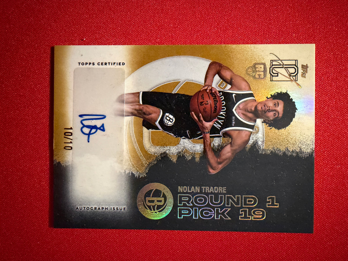 2025-26 Topps Signature Class Nolan Traore Rookie RC Gold Auto /10 #RCA-NT
