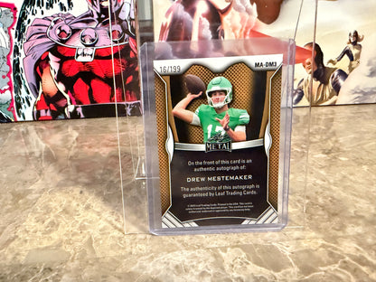 2026 Leaf Pro Set Drew Mestemaker Metal Auto On-Card Color Match /199