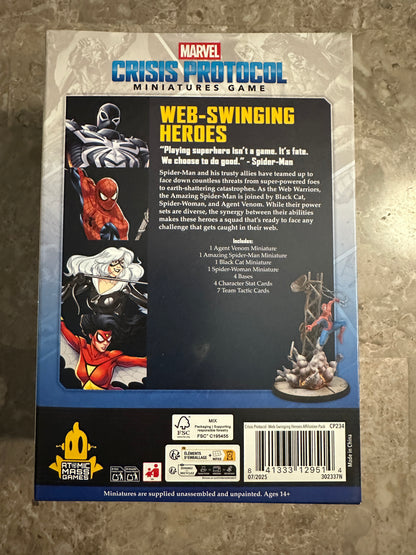 Marvel Crisis Protocol: Web-Swinging Heroes Affiliation Pack