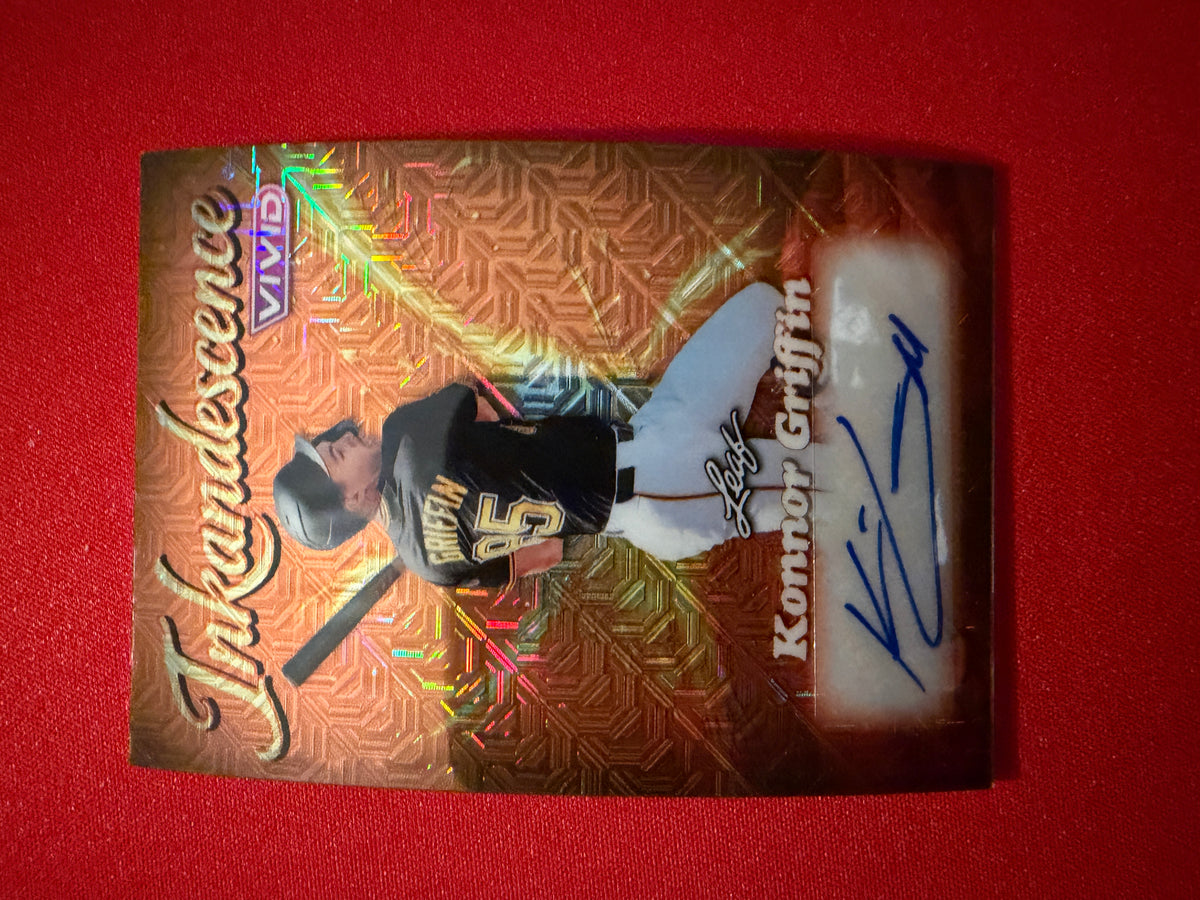 Konnor Griffin 2026 Leaf Vivid Baseball Inkadescence Auto Orange Mojo /5