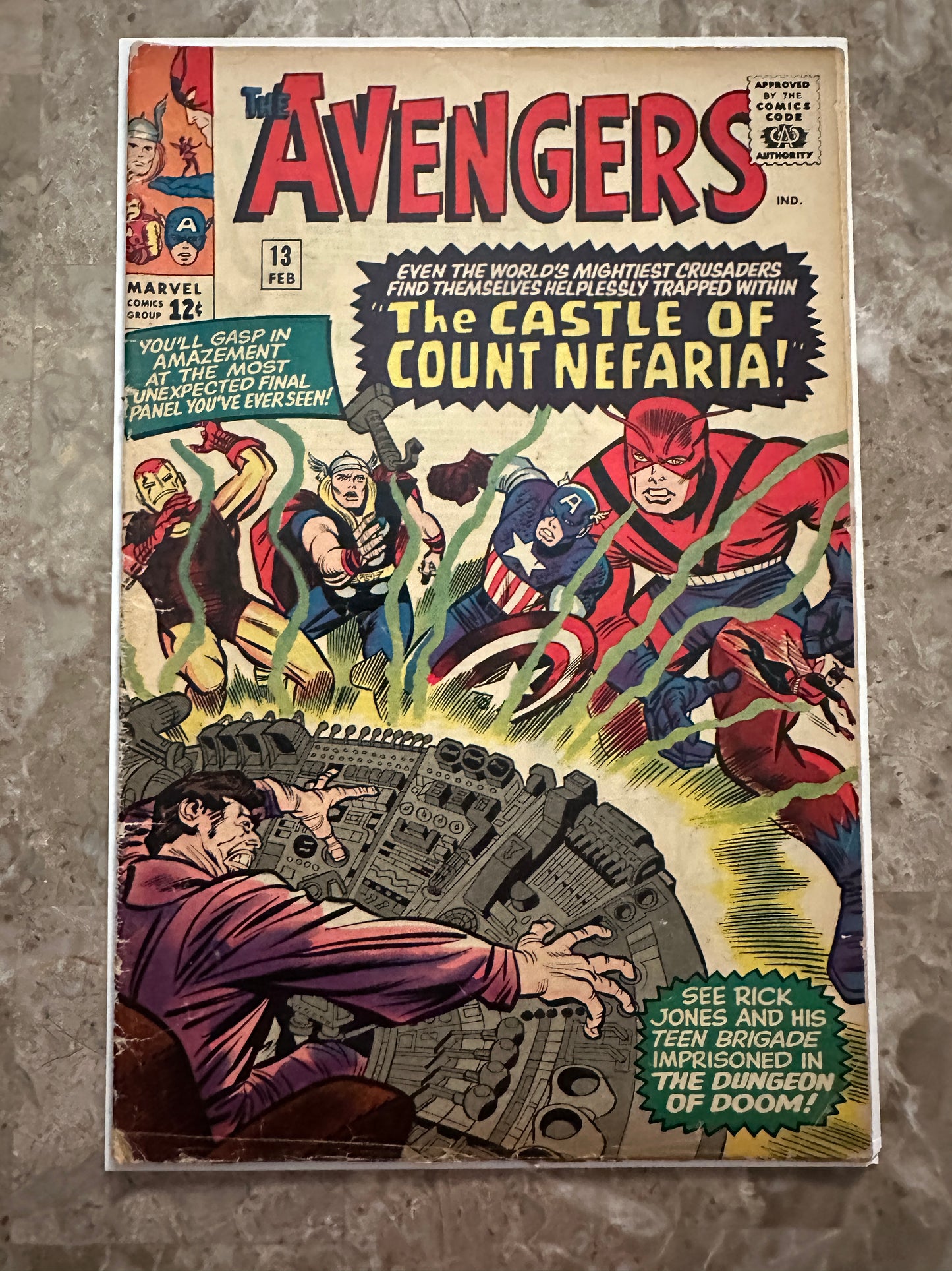 Avengers #13 G/VG 3.0 (Marvel Comics 1965)