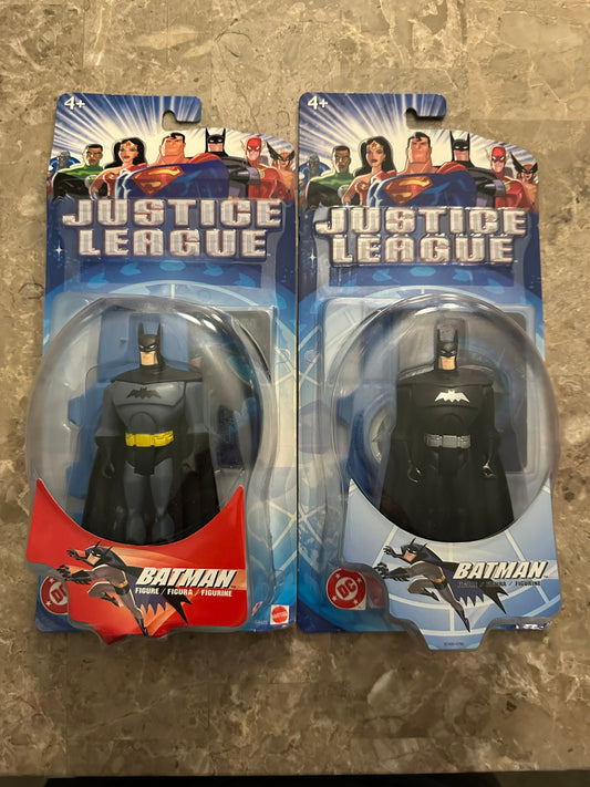 Justice League Animated Batman Black and Gray Suit (Mattel) - New Sealed