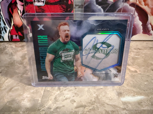 Sheamus 2026 Topps Exalted WWE Insignia Ink On-Card Auto /99