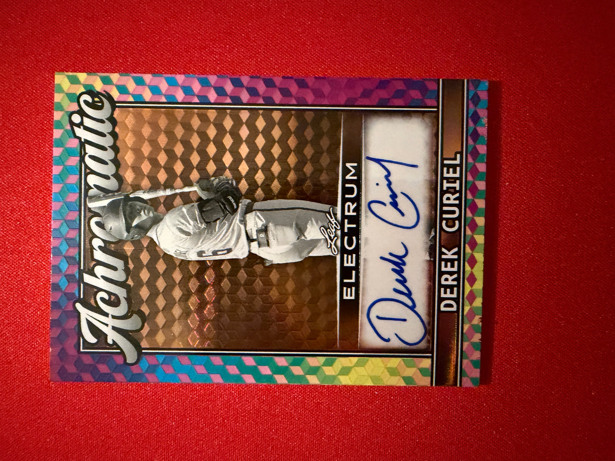 Derek Curiel 2026 Leaf Electrum Achromatic Auto Bronze /25
