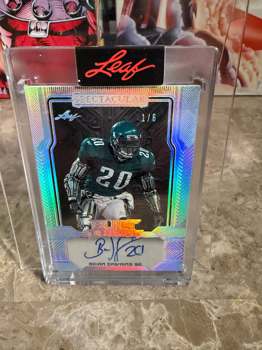 2026 Leaf Spectacular Built Different Brian Dawkins Auto Silver /6