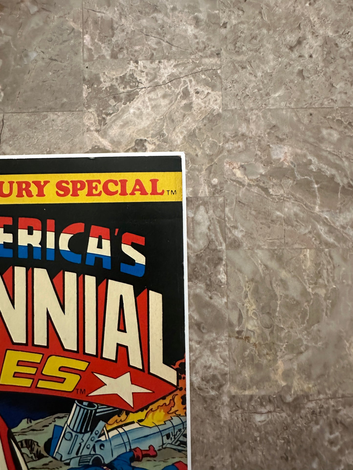 Captain America's Bicentennial Battles FN+ 6.5-7.0 (1976 Marvel Treasury) - Strong Copy