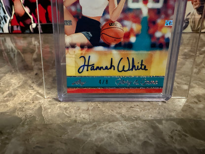 Hannah White 2025 Leaf Glory of the Game Court Queens Auto Holo Dots /8