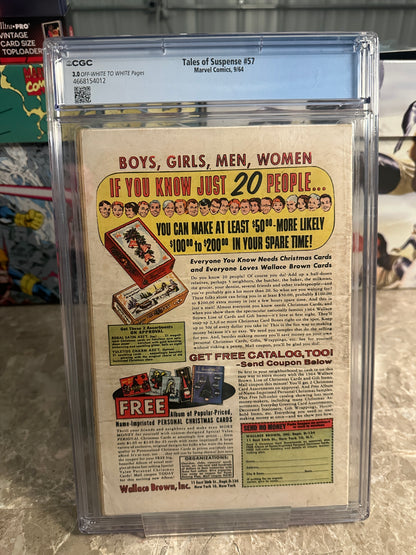 Tales of Suspense #57 CGC 3.0 (Marvel 1964) - 1st Hawkeye