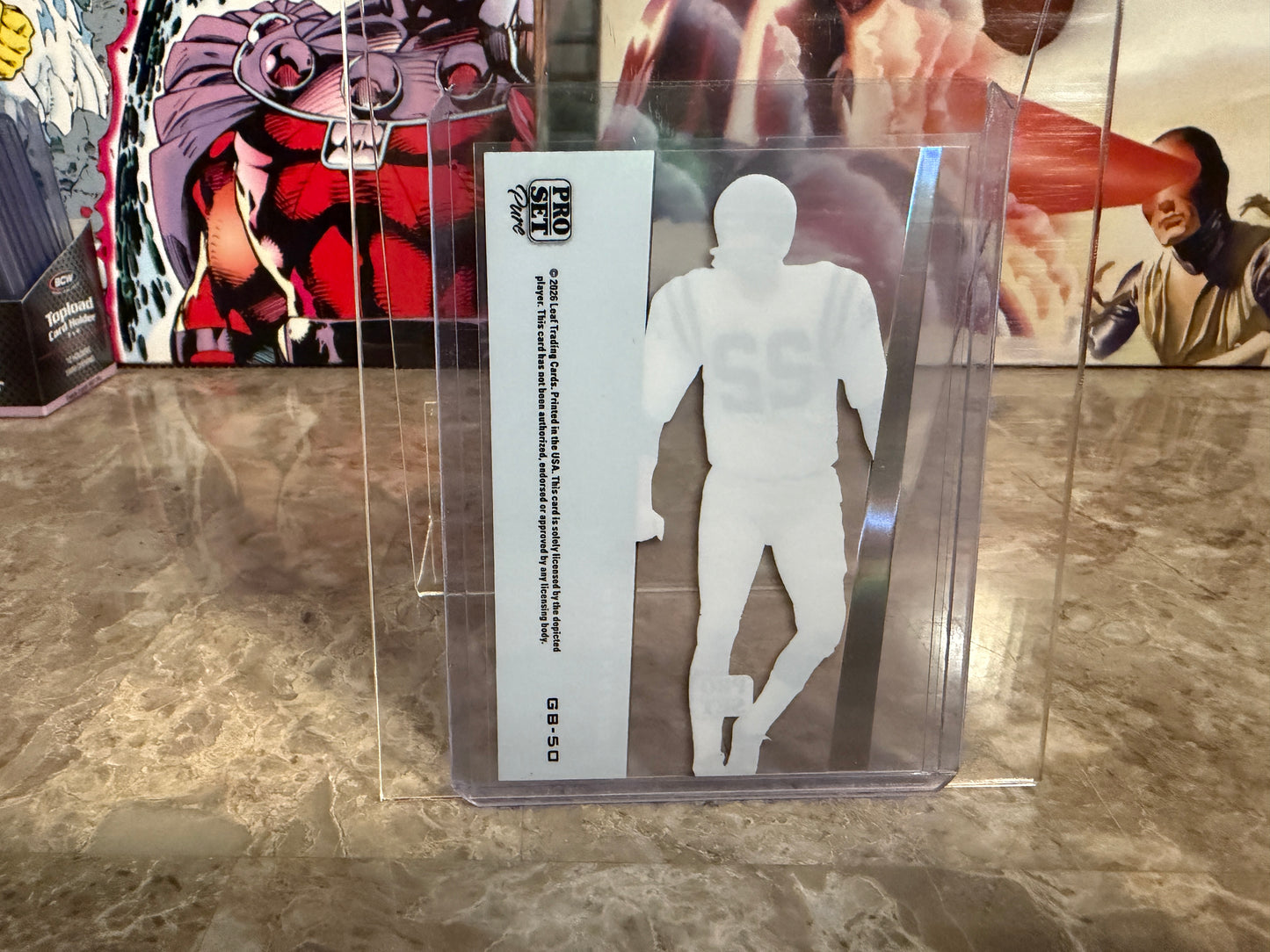 Paul Krause 2026 Leaf Pro Set Metal Football Pure Greatness Gold 1/1