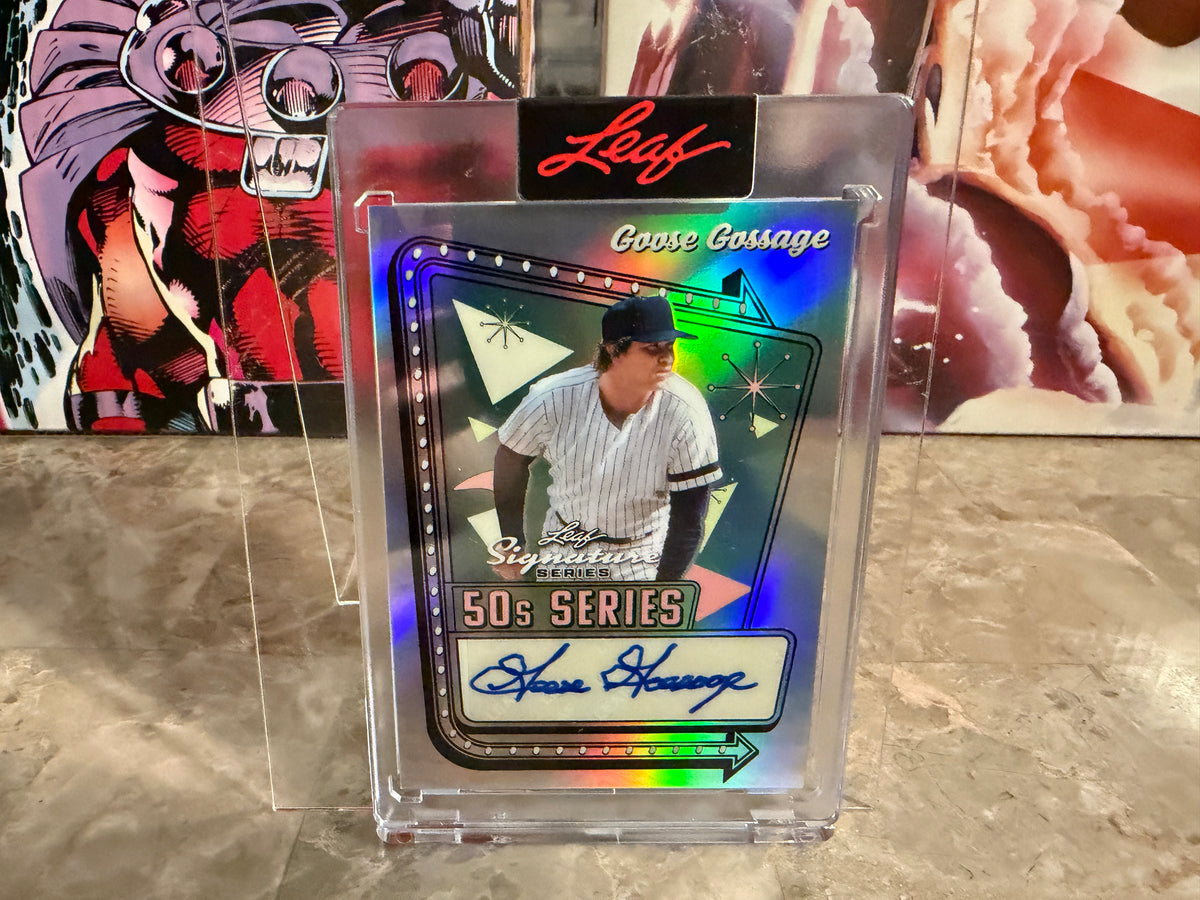 Goose Gossage 2026 Leaf Signature Series 50s Series Auto Silver 1/1