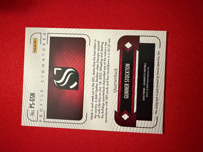 Gunner Stockton 2025 Panini Silhouette Football Profile Signatures /199