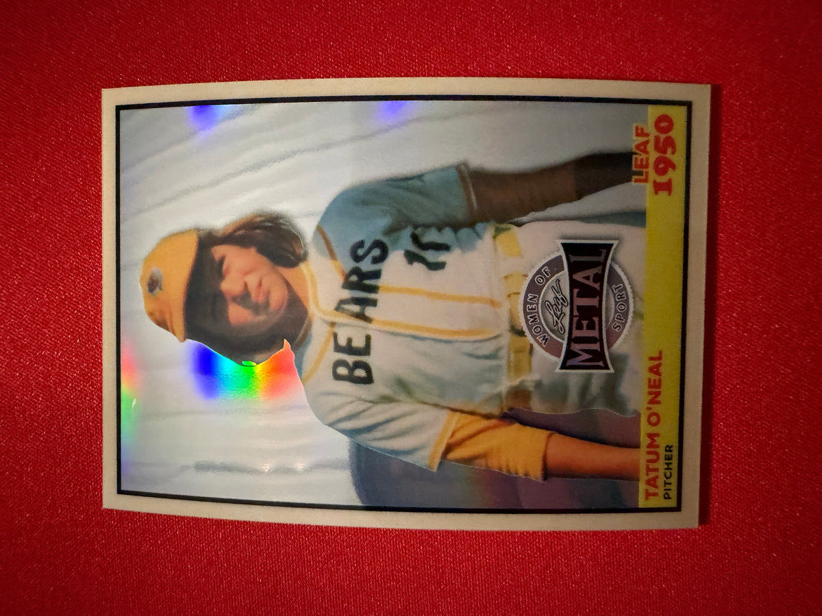 Tatum O’Neal 2026 Leaf Women of Sport Leaf 1950 Silver Prismatic /10