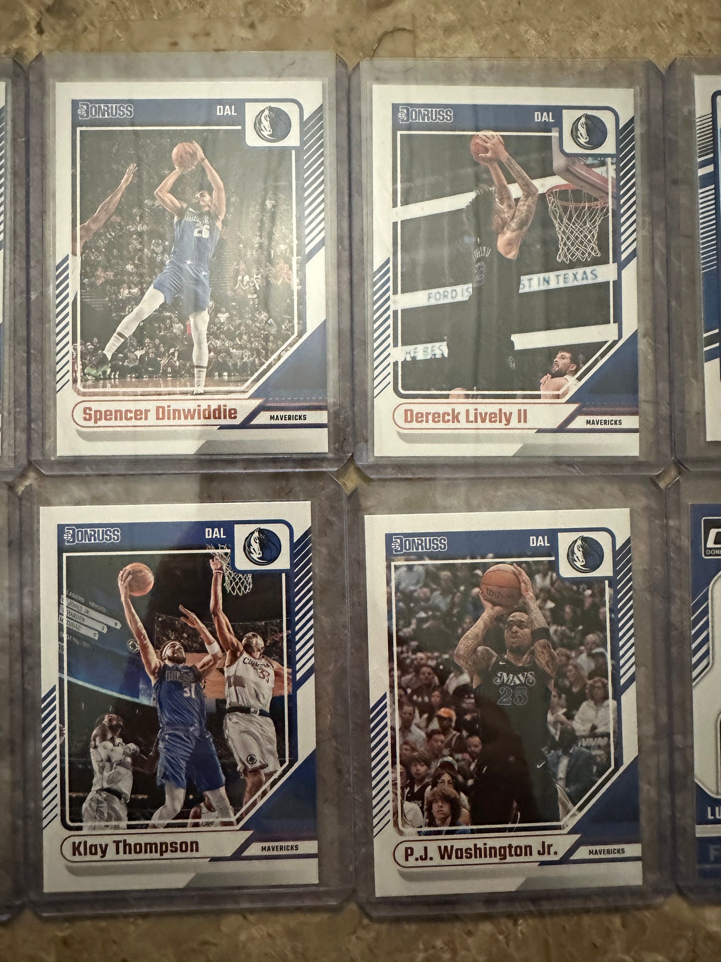 2024 Panini Donruss Basketball Dallas Mavericks Team Set (10 cards)