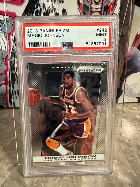 Magic Johnson #242 PSA 9 (2013 Panini Prizm)