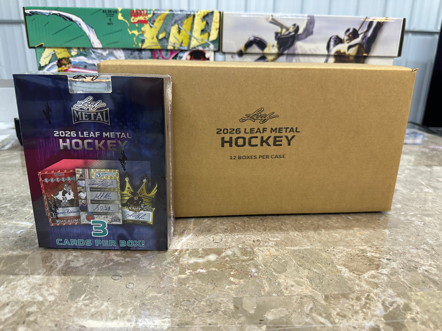 Leaf Metal Hockey Hobby 12-Box Case (2026)