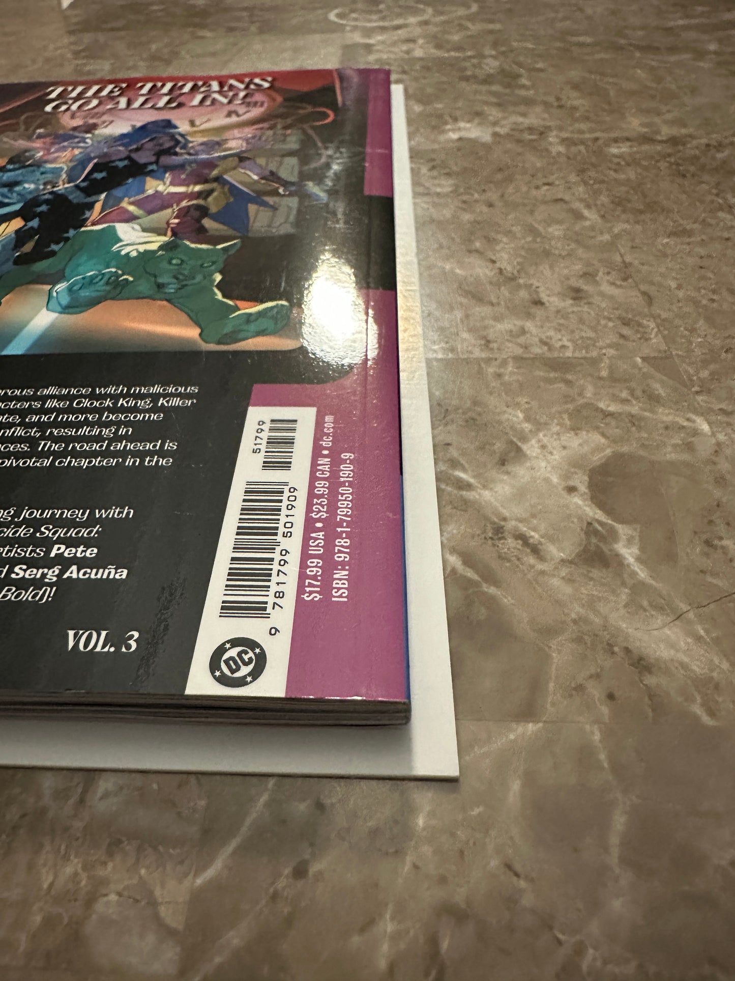 Titans TPB Vol. 3 All-In High Grade (2025 DC) - Hard Feelings