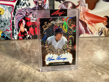 Goose Gossage 2026 Leaf Signature Series Base Auto Gold "Golden Goose" 1/1