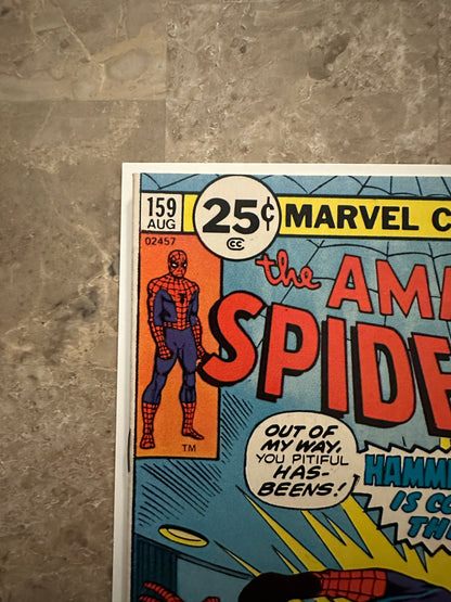 Amazing Spider-Man #159 FN/VF 7.0 (1976 Marvel Comics)
