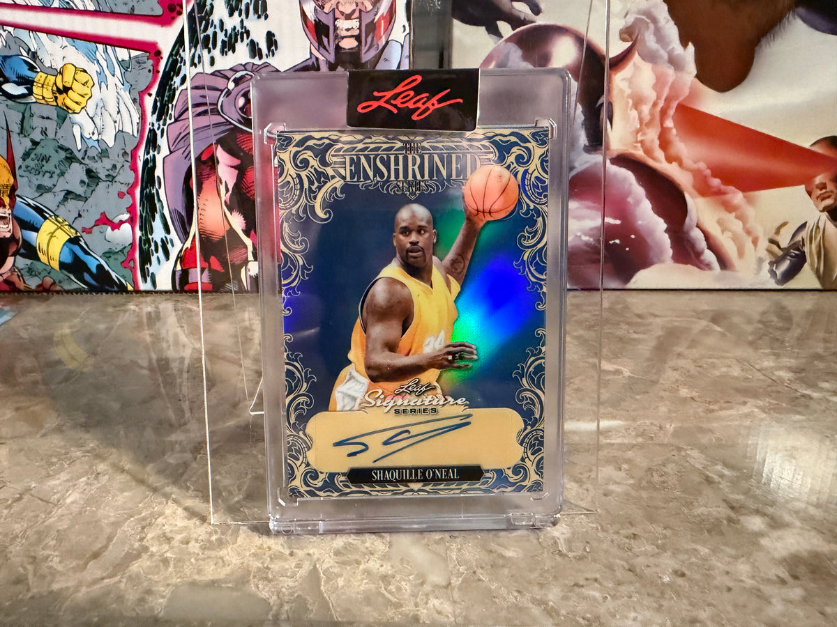 Shaquille O’Neal 2026 Leaf Signature Series Enshrined Auto Blue 1/1
