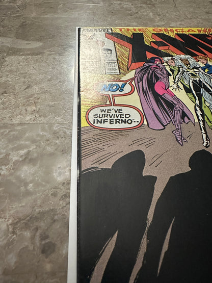 Uncanny X-Men #244 NM- 9.2-9.4 Newsstand (1989 Marvel Comics)