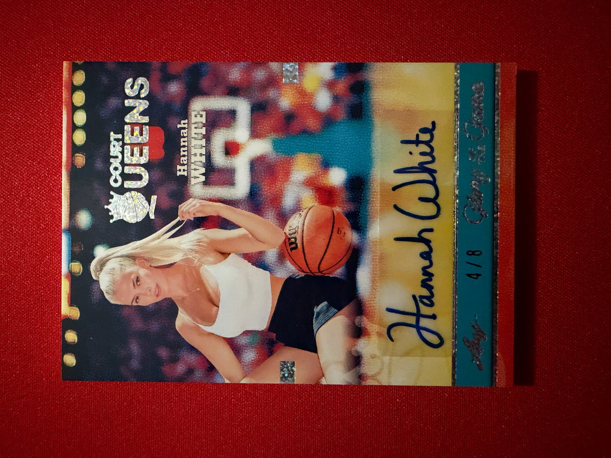 Hannah White 2025 Leaf Glory of the Game Court Queens Auto Holo Dots /8