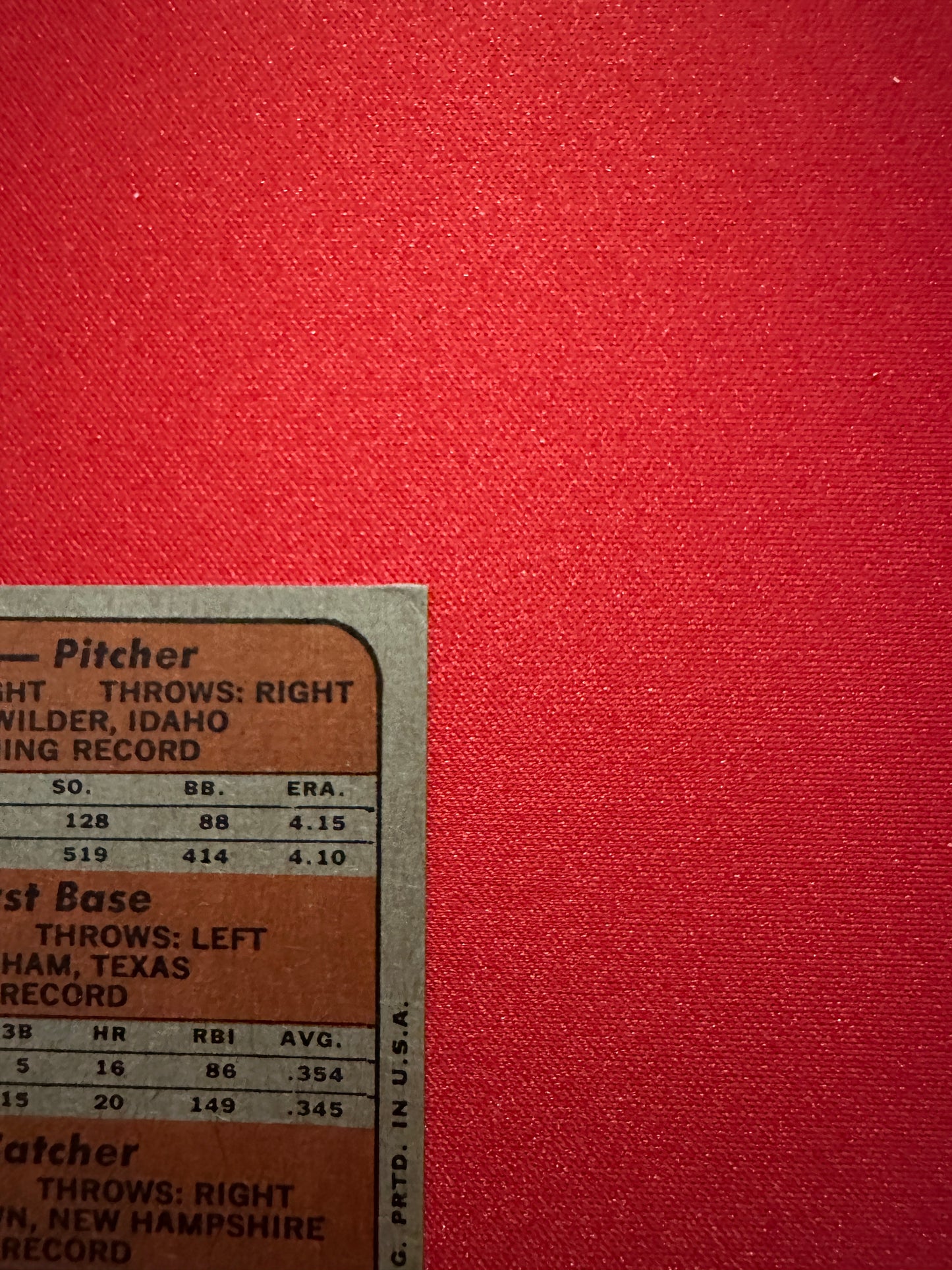 1972 Topps #79 CARLTON FISK Rookie Card RC - Red Sox - VG Condition