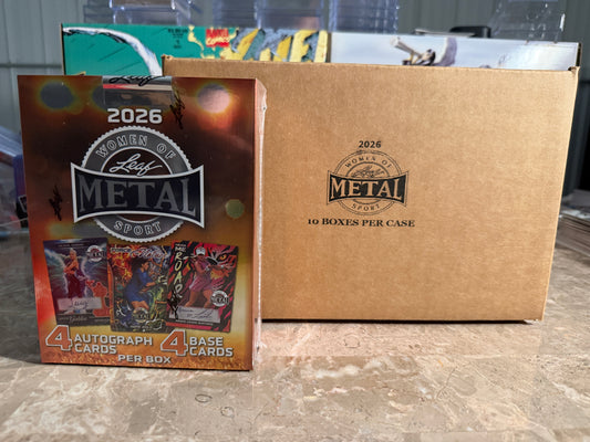 2026 Leaf Metal Women of Sport Hobby 10-Box Case