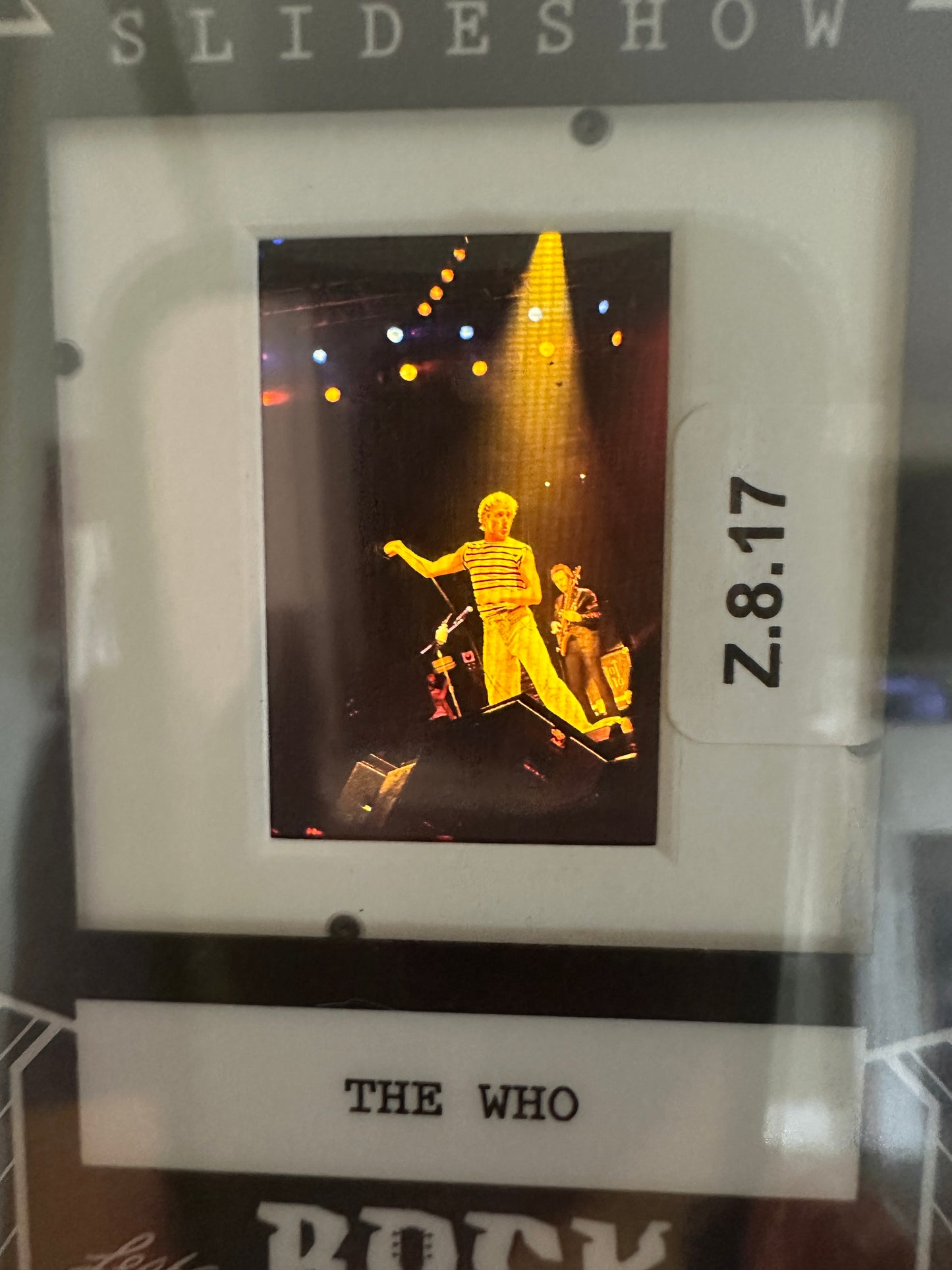2026 Leaf Slideshow THE WHO 6-Slide LOT Roger Daltrey + Pete Townshend CANDID
