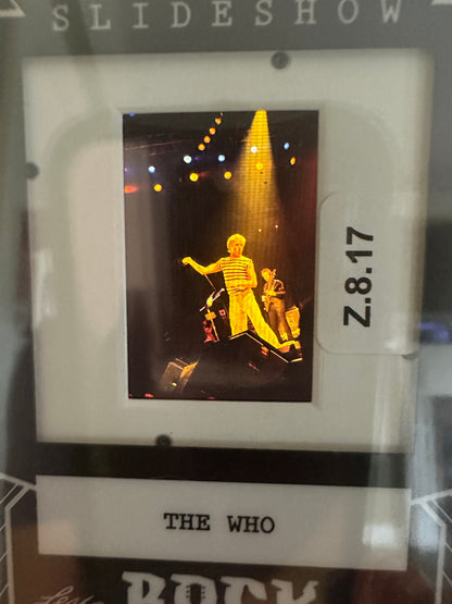 2026 Leaf Slideshow THE WHO 6-Slide LOT Roger Daltrey + Pete Townshend CANDID