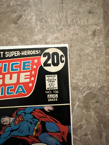 Justice League of America #106 FN- 5.5 (1973 DC)