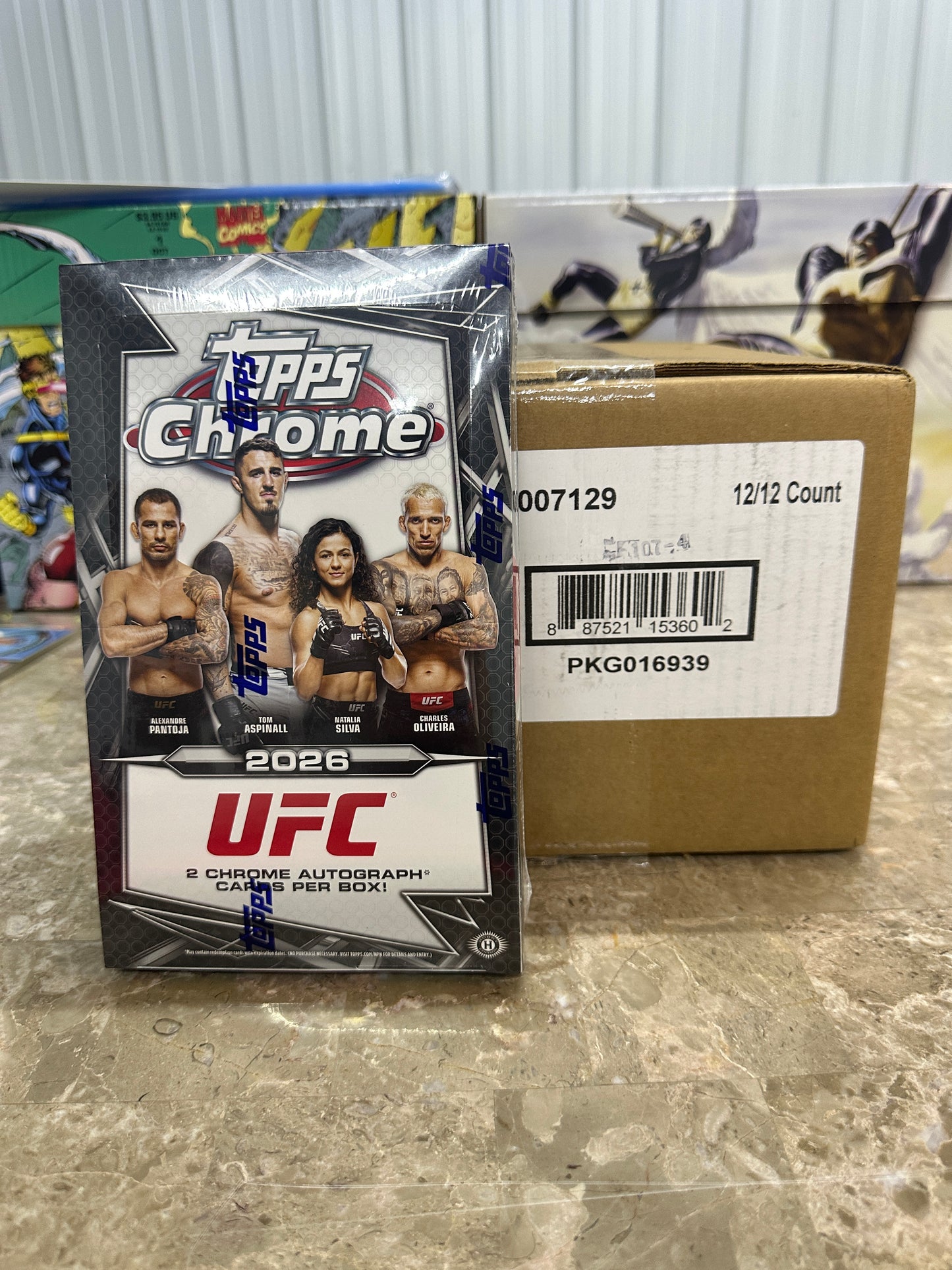 Topps Chrome UFC Hobby 12-Box Case (2026)