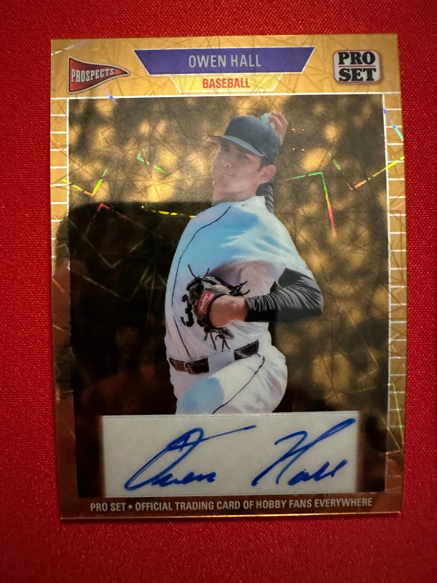 Owen Hall 2026 Leaf Pro Set 1/1 Dual Masterpiece Prospect Lot