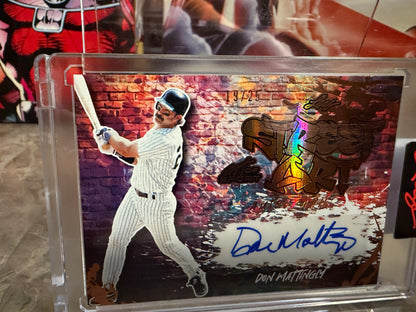 Don Mattingly 2026 Leaf Art of Sport Street Art Auto Bronze /25