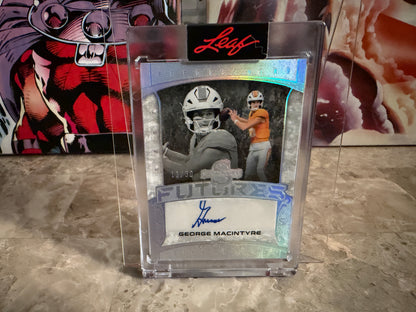 George MacIntyre 2026 Leaf Spectacular Football Futures Auto Silver /30