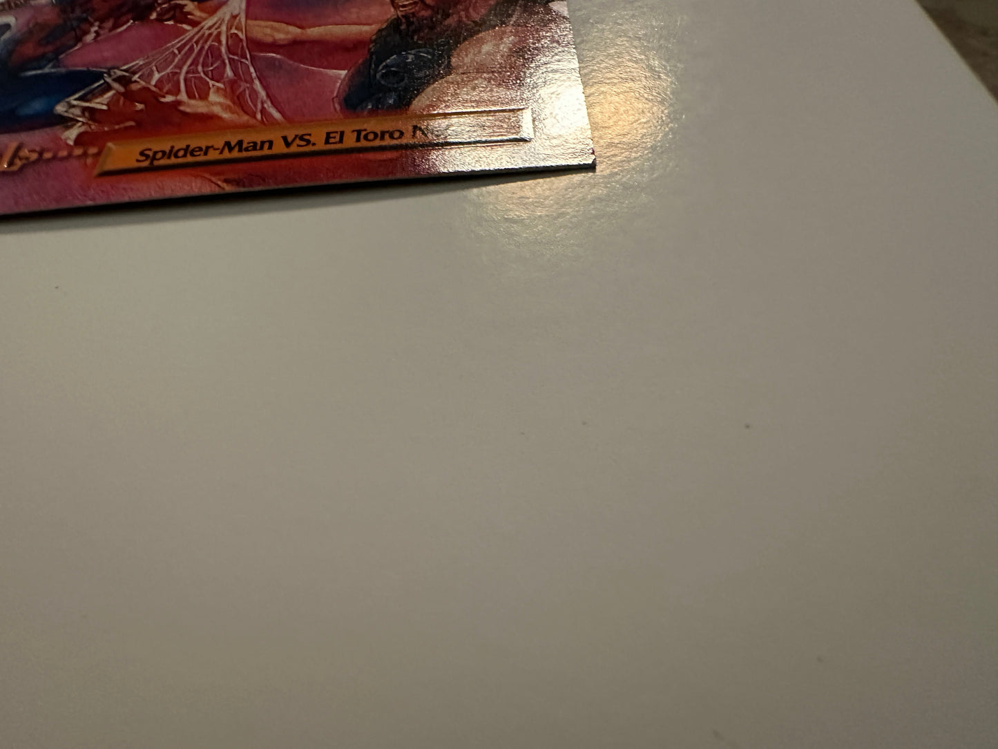 Spider-Man vs El Toro Negro #50 (1996 Marvel Fleer Spider-Man Premium)