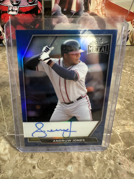 (2026/04/21) Andruw Jones /6 Metal On-Card Auto 2026 Leaf Metal Baseball
