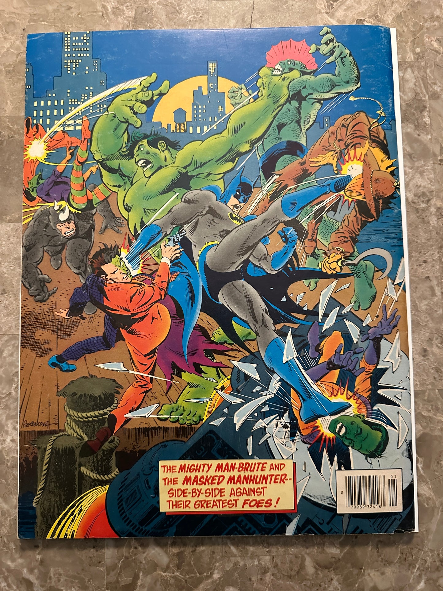 Batman vs. The Incredible Hulk FN- 5.5 (1981) - Treasury Edition