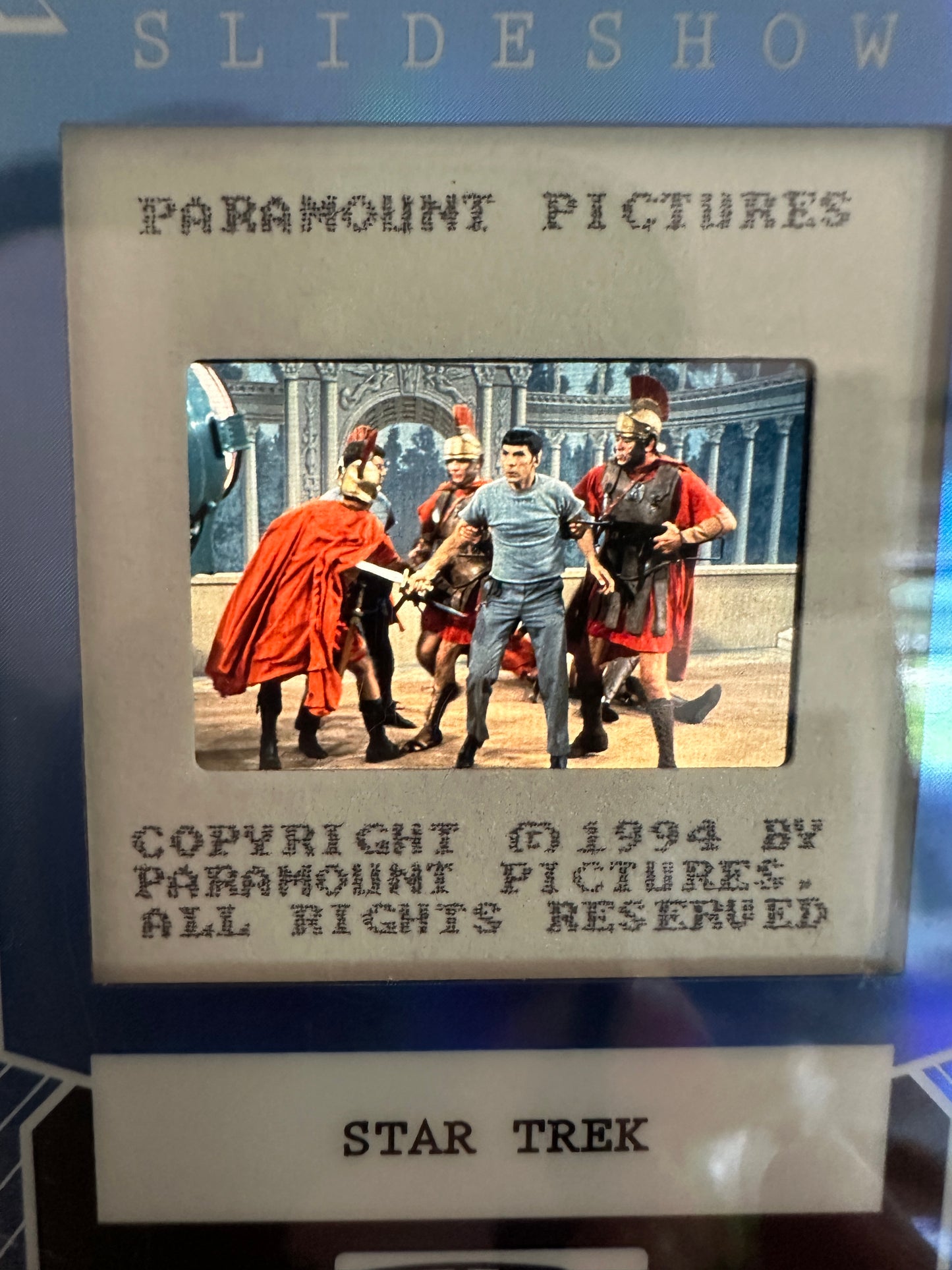 2026 Leaf Slideshow STAR TREK TOS 3-Slide Lot SPOCK This Side of Paradise PROMO