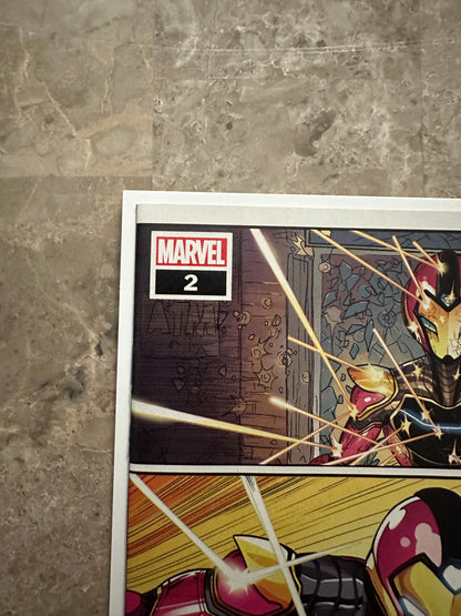 Ironheart #2 2nd Printing NM 9.4-9.6 (Marvel 2019) - Vecchio Cover, Low Pop