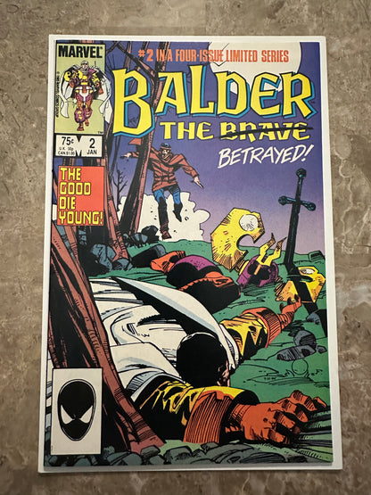 Balder the Brave #1-4 Full Set High Grade (1985 Marvel Comics)