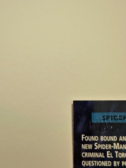 Spider-Man vs El Toro Negro #50 (1996 Marvel Fleer Spider-Man Premium)