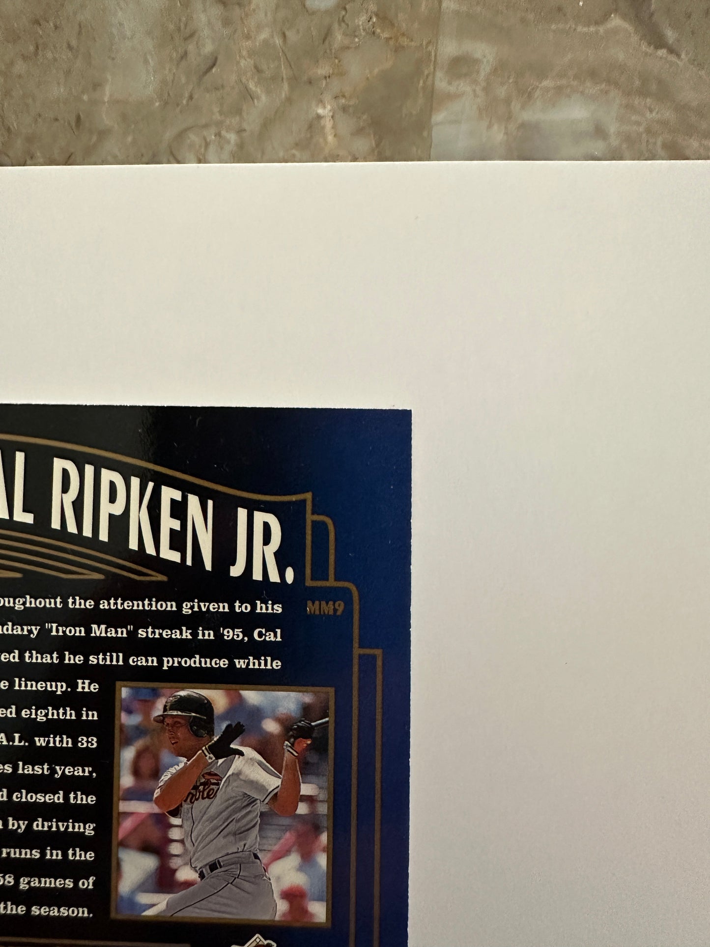 Cal Ripken Jr. #MM9/Greg Maddux #MM10 (1996 Upper Deck SP Marquee Matchups)