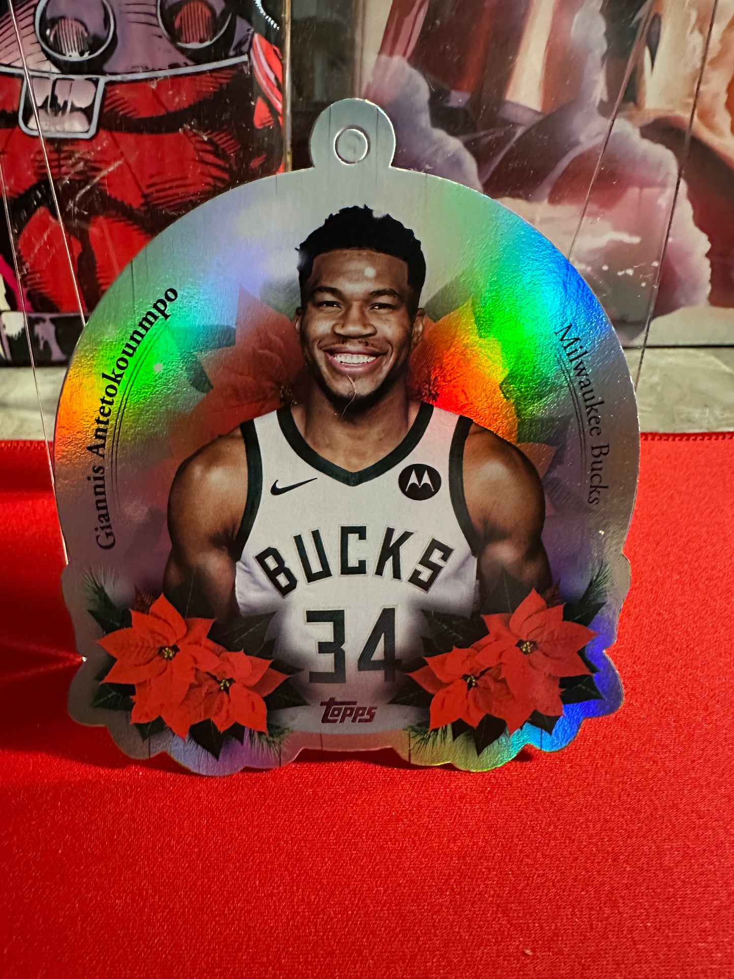 2025-26 Topps Holiday Basketball RC Ornament Lot - Knueppel, SGA, Giannis