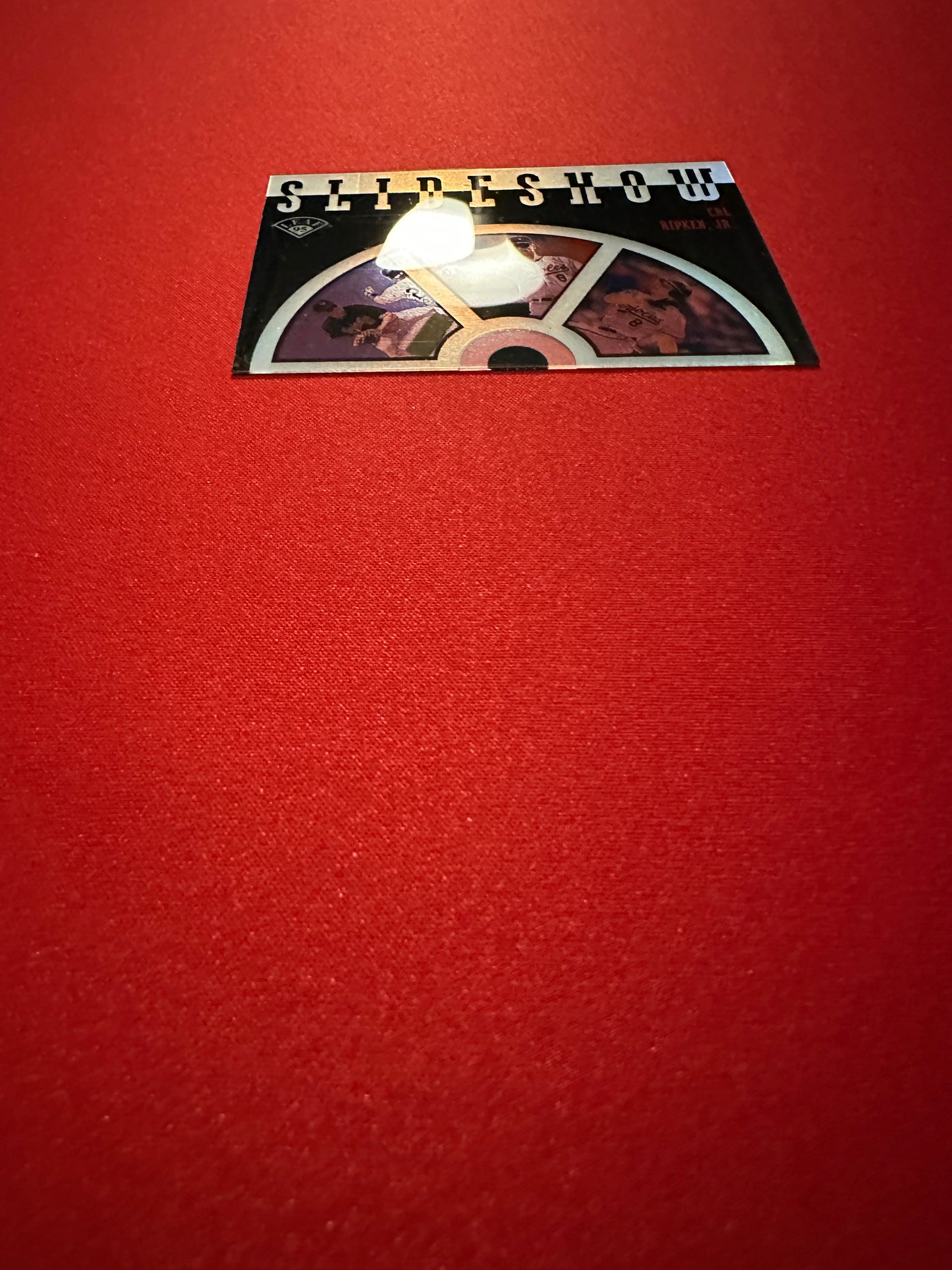 1995 Leaf SLIDESHOW #4A Cal Ripken Jr. - Orioles HOF - Acetate - High Grade