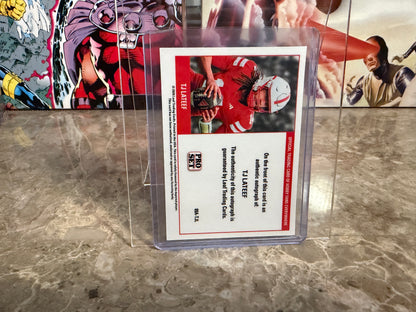TJ Lateef 2026 Leaf Pro Set Metal 1989 Auto Gold Super Prismatic 1/1