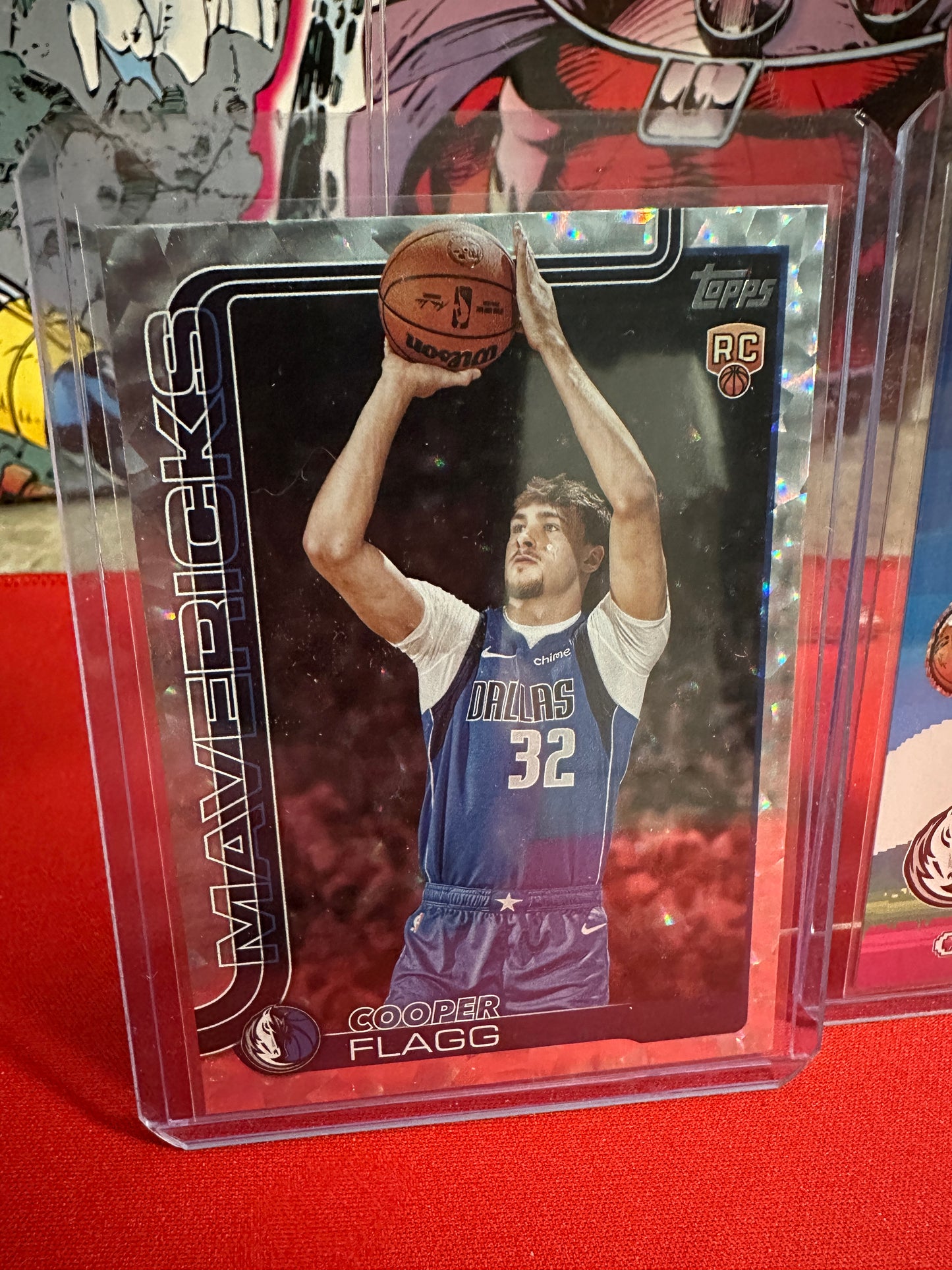 2025-26 Topps Cooper Flagg #201 Crackle Board (RC) + Bonus