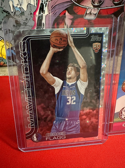 2025-26 Topps Cooper Flagg #201 Crackle Board (RC) + Bonus