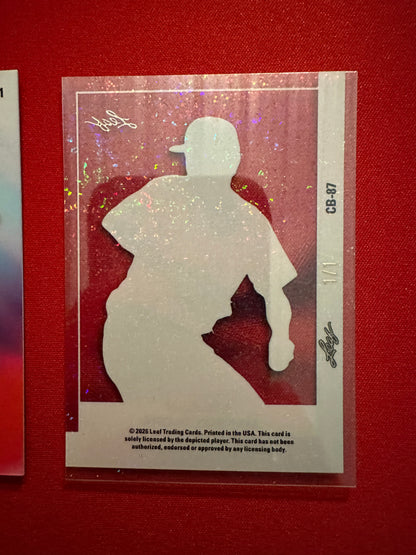 2026 Leaf Vivid Jackson Flora LOT Auto /35 Techno + 1/1 Clear Acetate UCSB