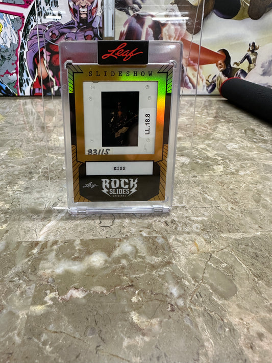 2026 Leaf Slideshow Metal /25 Kiss Encased Rock Slides Gene Simmons Demon